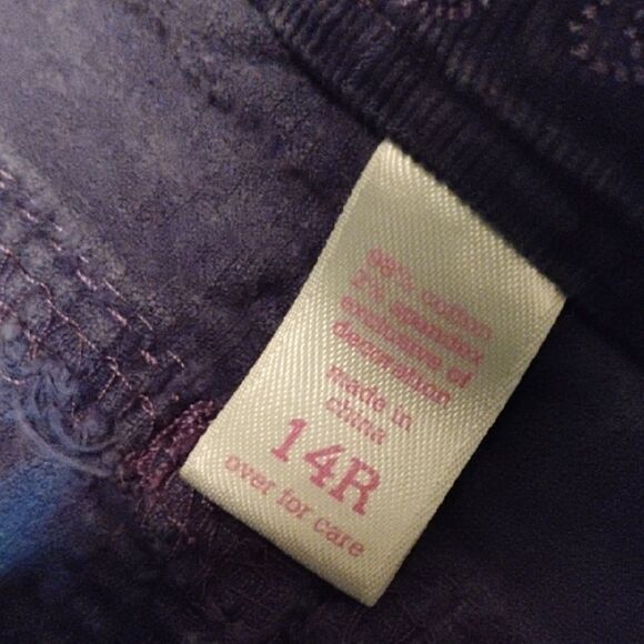 Justice Corduroy Pants - Size: 14R        (1114) - Picture 3 of 6